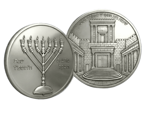 Local Machatzis Hashekel coin image